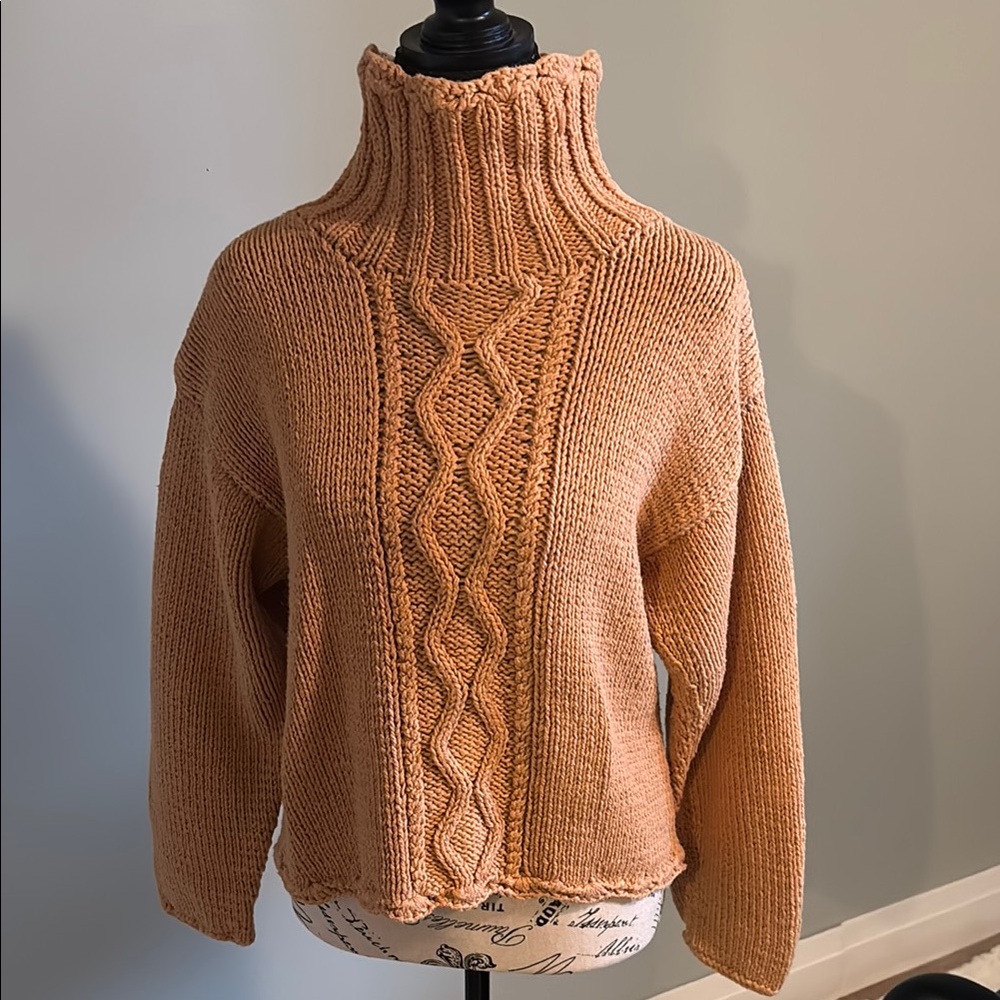 Cable Knit Turtleneck